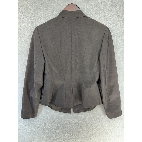 Vintage Escada Margaretha Ley Womens Size 38 Blazer Dark Gray 5 Button - Picture 2 of 13
